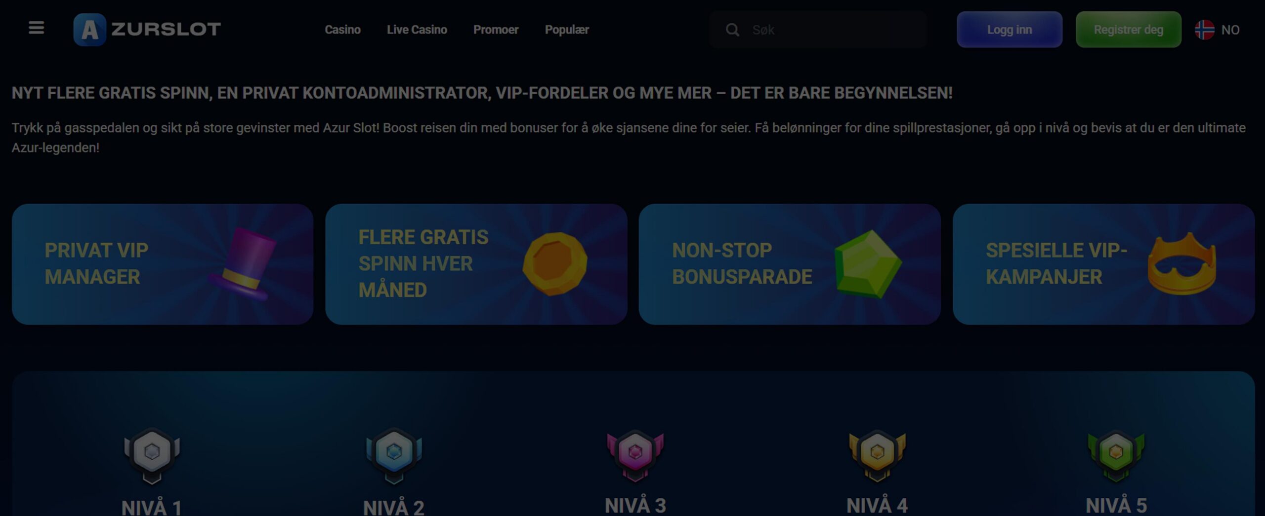 Azur Slot Trygt Nettcasino