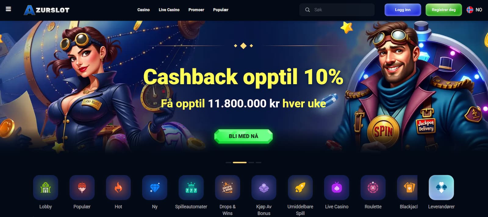 AzurSlot Kasinospill